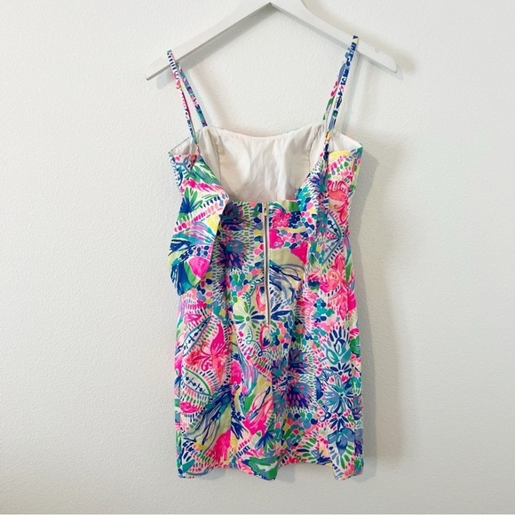 Lilly Pulitzer Shelli Shift Dress Dancing on the Deck Pink Size 00 - Picture 7 of 9